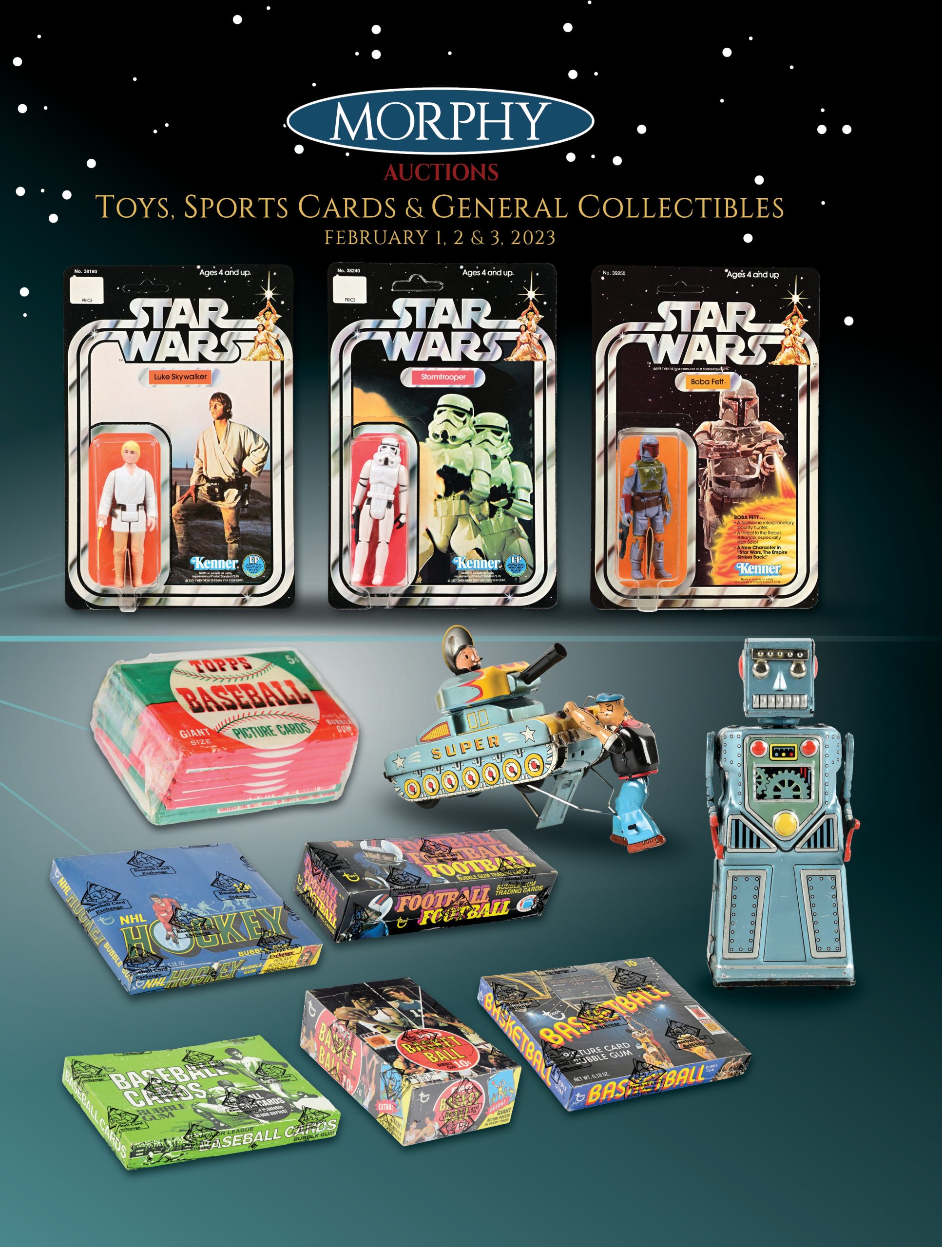 2023 Feb 1-3 Toys, Sports Cards & General Collectibles by Morphy